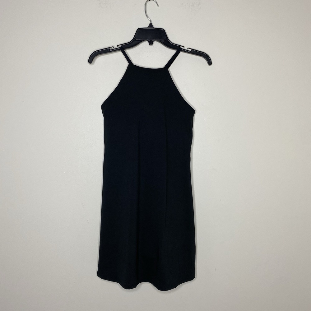 Madewell MWL Flex Fitness Dress Women Sz S Black Athletic Tennis Built In Shorts